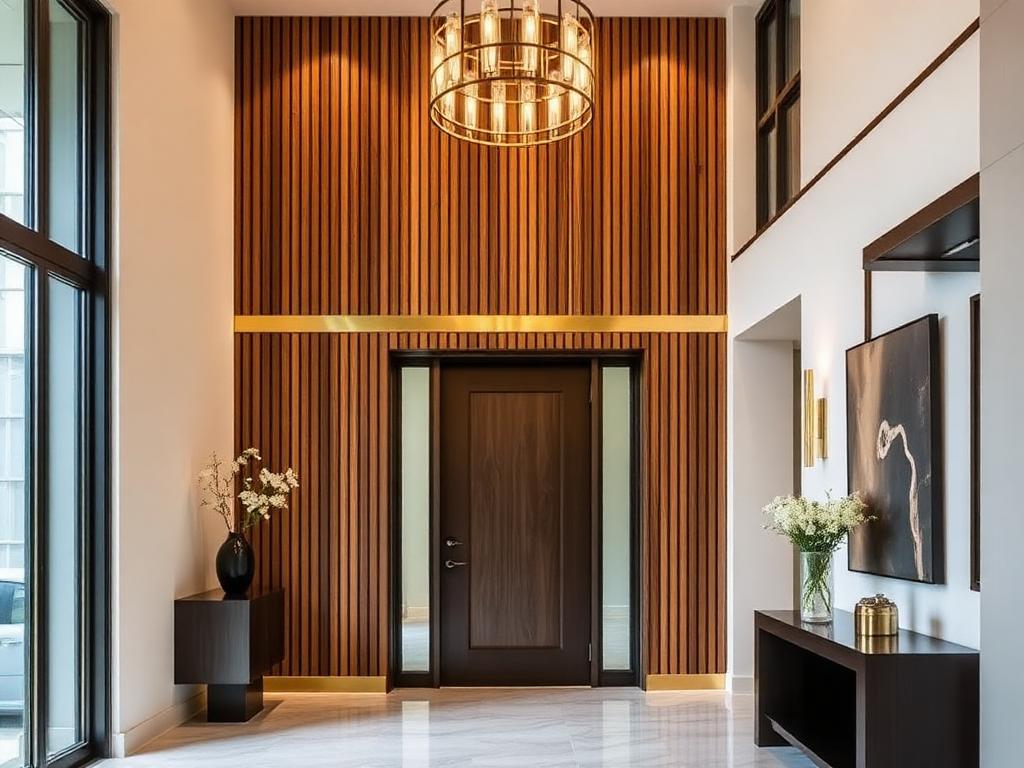 Entryway Feature Wall — Palm Beach