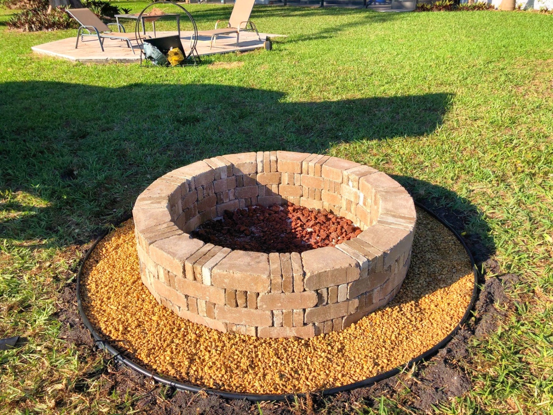 Custom Outdoor Fire Pit – Palm Beach Gardens, FL