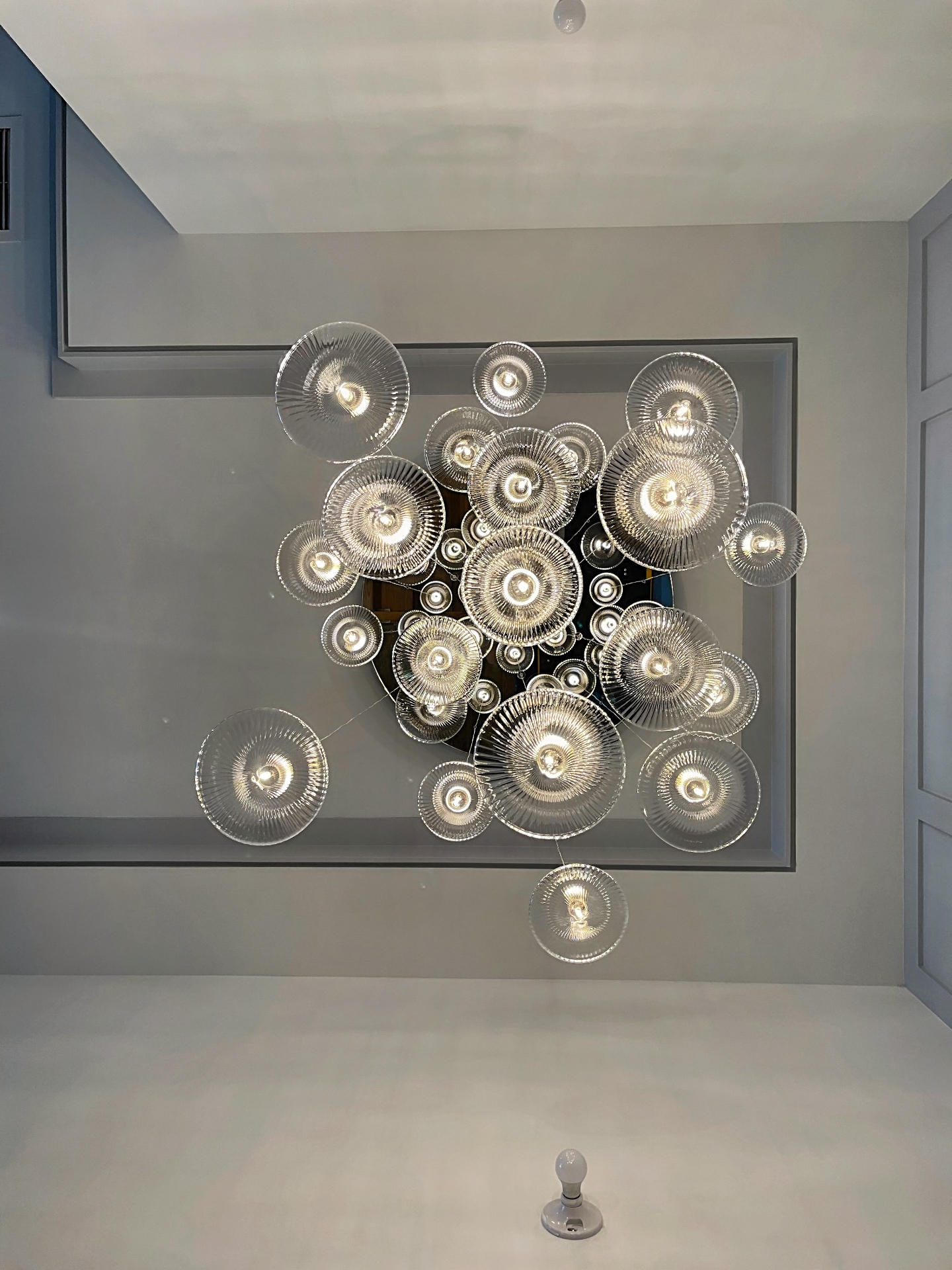 Chandelier Installation with Scaffold – Ocean Ridge, FL